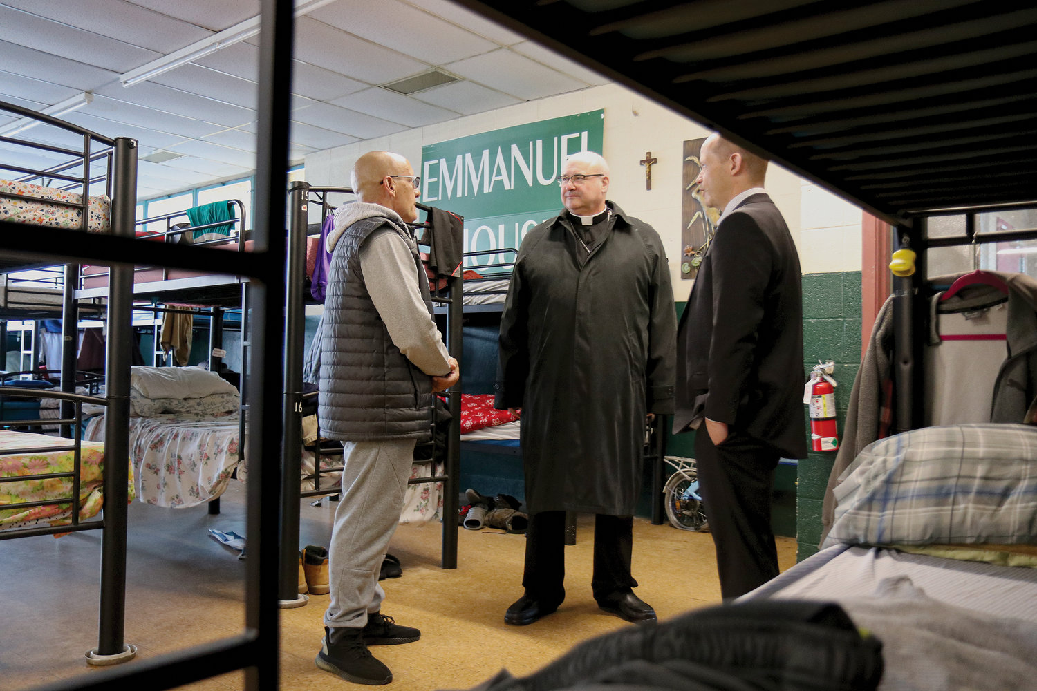 He also spoke with guests and staff of the Emmanuel House homeless shelter and took a tour of Our Lady of Providence Seminary. A Mass of Reception for Bishop Henning will take place on Jan. 26, 2023, at 2 p.m., at the Cathedral of SS. Peter and Paul.